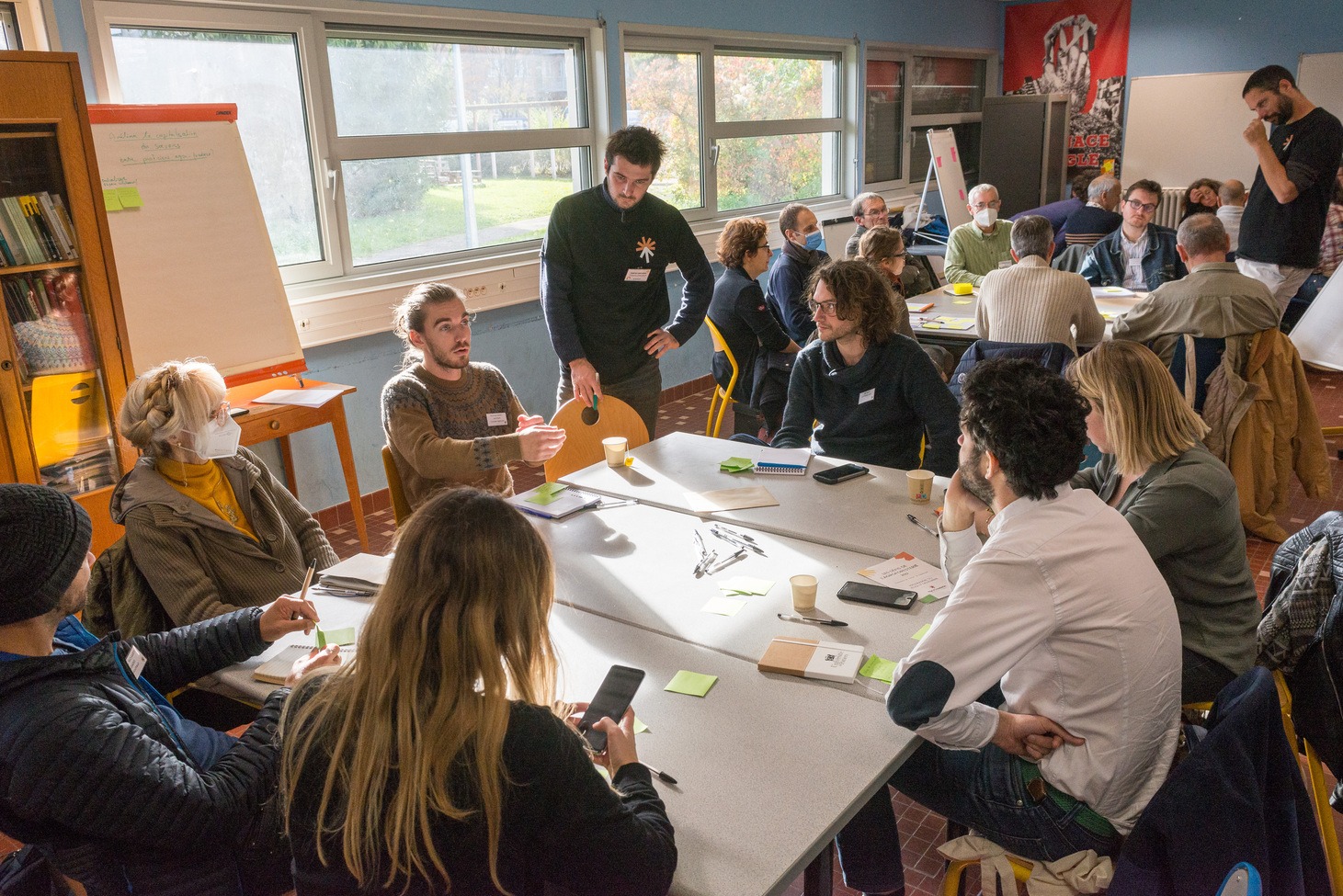 Groupe de travail lors de l'atelier transmettre