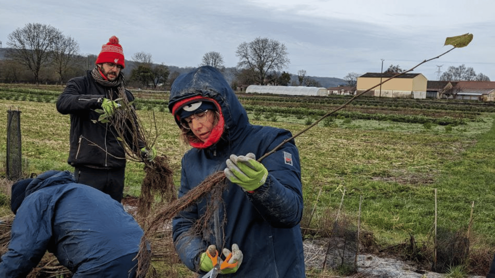 Session terrain pour les apprenants de l'EFA dans la Meuse.