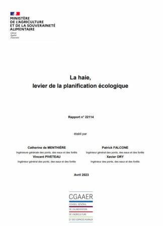 premiere page du rapport du cgaaer