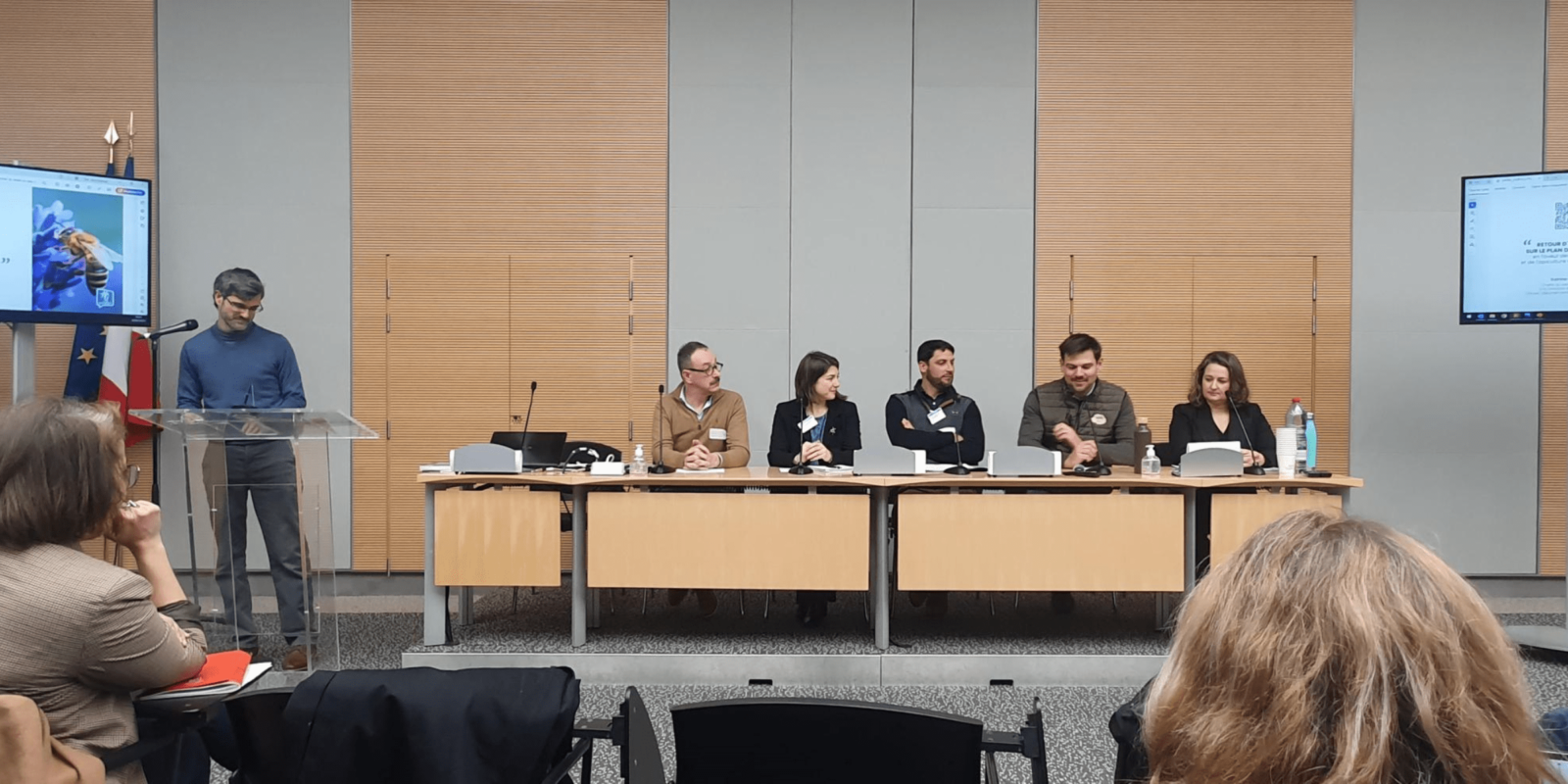 Intervention de Fabien lors du colloque organisé par BEE FRIENDLY