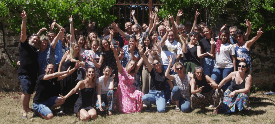 Photo de groupe salariés et adhérents