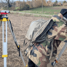 Groupe sur le terrain