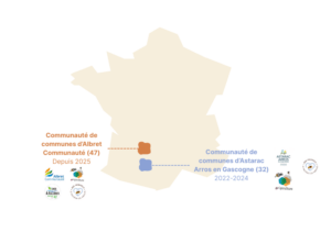 Carte des territoires Mayage